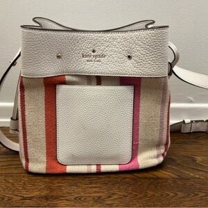 KATE SPADE MARTI LEATHER BUCKET BAG